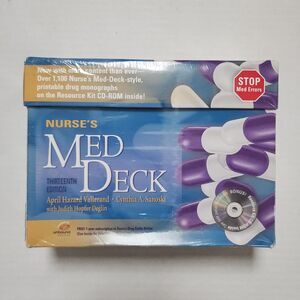 Nurse Med Deck 13th edition medication information cards for students